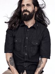 IndigoferaDelray Shirt Linen Marshall BlackShirtBritish Parts Lucerne