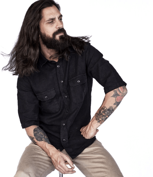 IndigoferaDelray Shirt Linen Marshall BlackShirtBritish Parts Lucerne