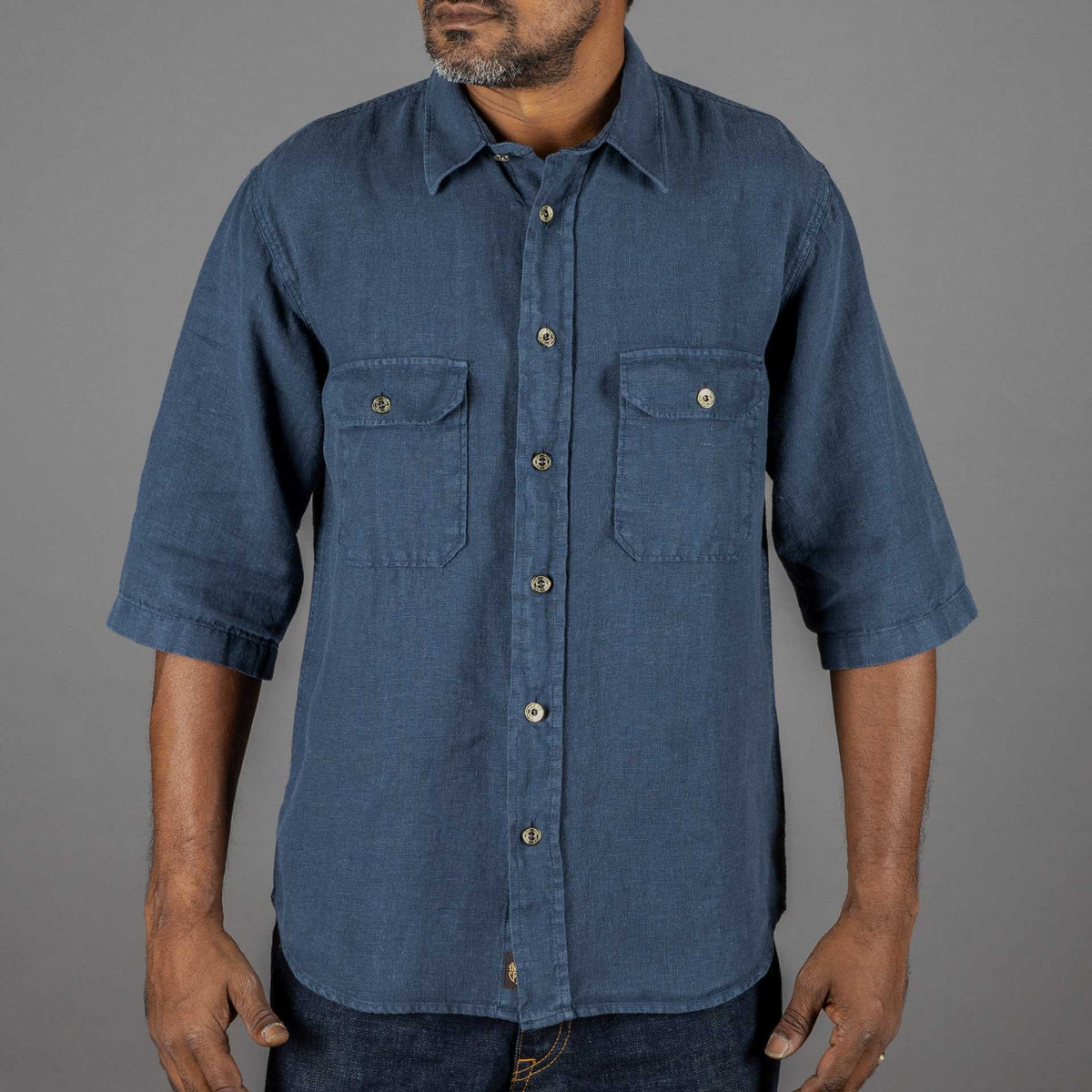 IndigoferaDelray Shirt Linen Mood IndigoShirtBritish Parts Lucerne