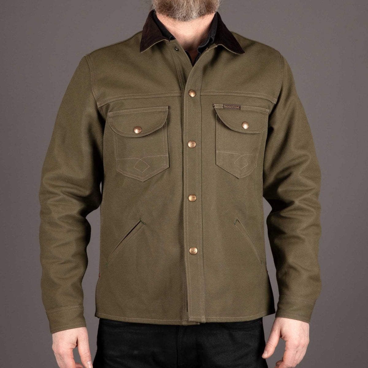 IndigoferaFargo Rider Jacket in Moss GreenJacketsBritish Parts Lucerne
