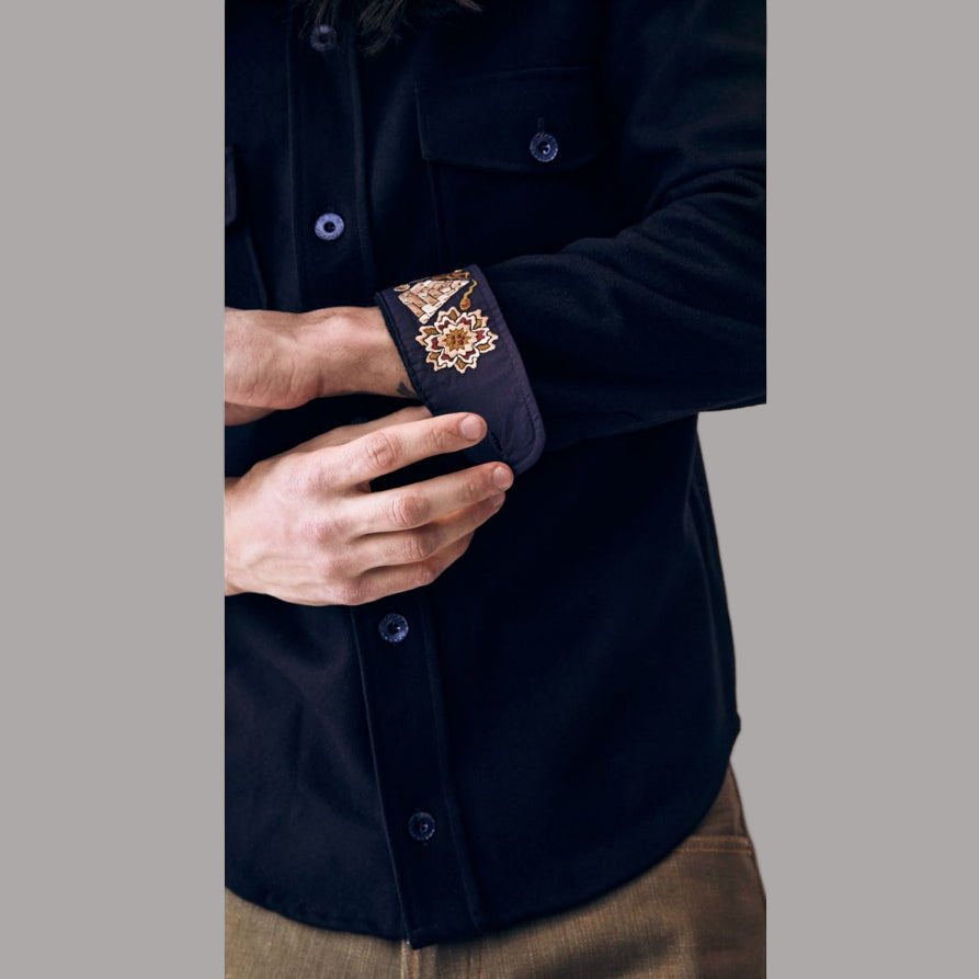 IndigoferaIconic Shirt Melton WoolShirtBritish Parts Lucerne