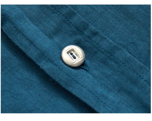 IndigoferaMcAllen Hemd Mill Scale Canvas, 4oz - Ocean BlueHemdBritish Parts Luzern