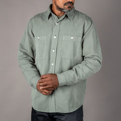 IndigoferaMcAllen Shirt Sage GreenShirtBritish Parts Lucerne