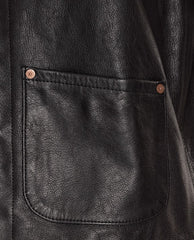 IndigoferaMonroe leather vest in blackWaistcoatsBritish Parts Lucerne