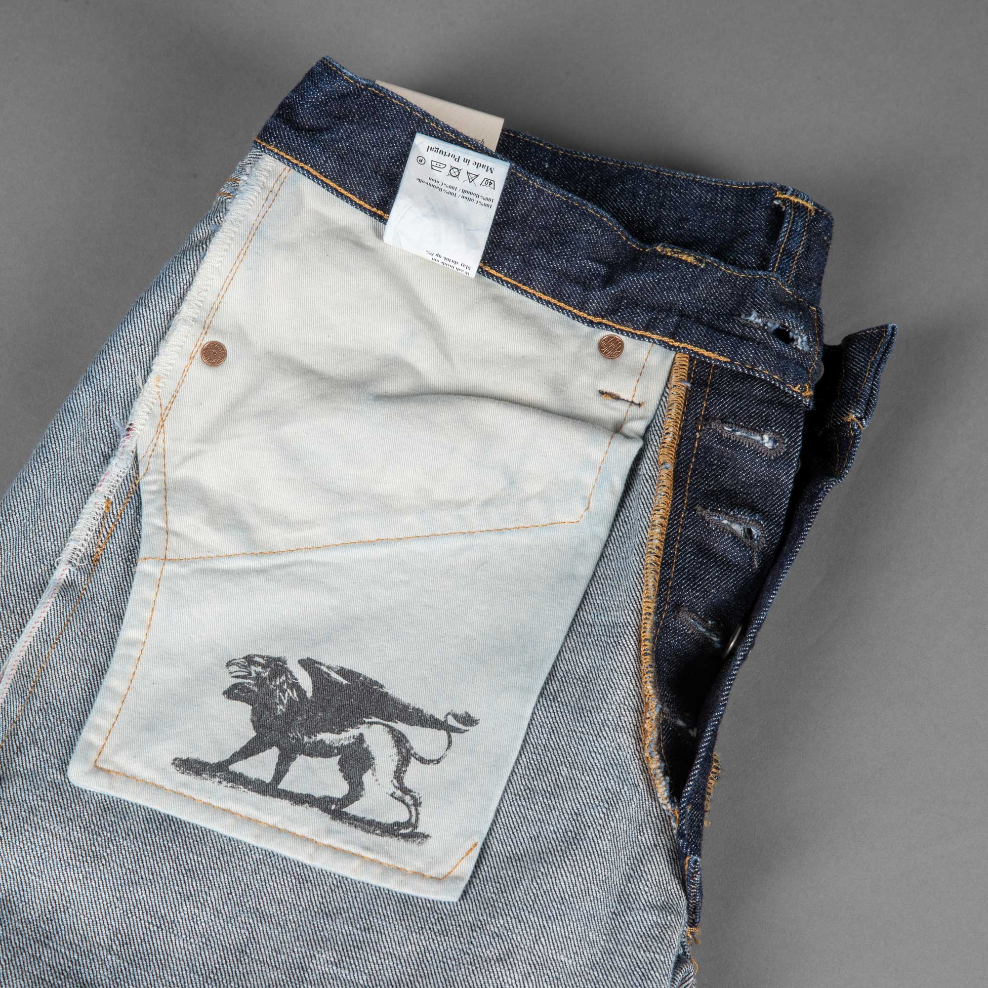 IndigoferaNash jeans made from 18oz Shiroyama denimPantsBritish Parts Lucerne