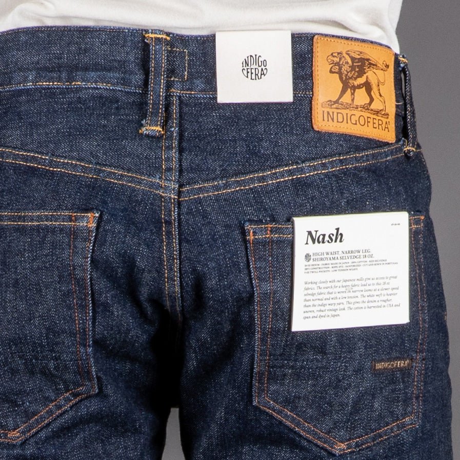 IndigoferaNash jeans made from 18oz Shiroyama denimPantsBritish Parts Lucerne
