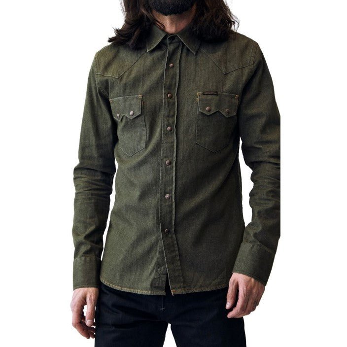 IndigoferaRyman Carson Denim Shirt GreenShirtBritish Parts Lucerne