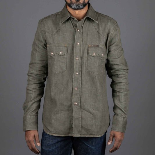 IndigoferaRyman Carson Denim Shirt GreenShirtBritish Parts Lucerne
