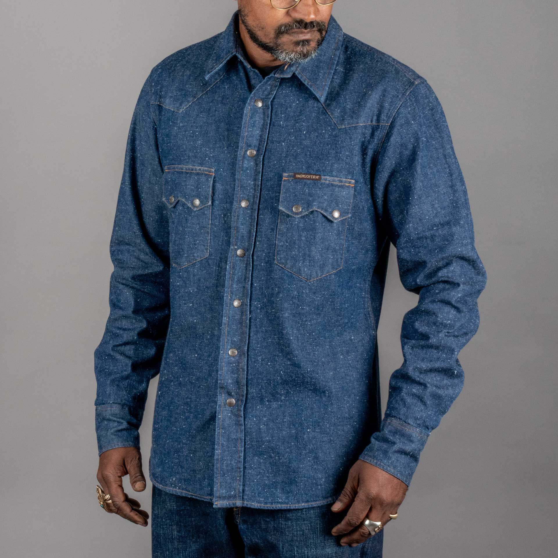 IndigoferaRyman Neppy Denim ShirtShirtBritish Parts Lucerne