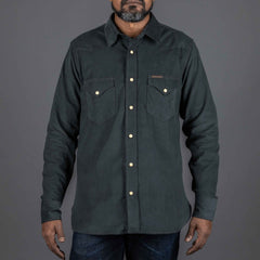 IndigoferaSideras Cord Shirt PetrolShirtBritish Parts Lucerne