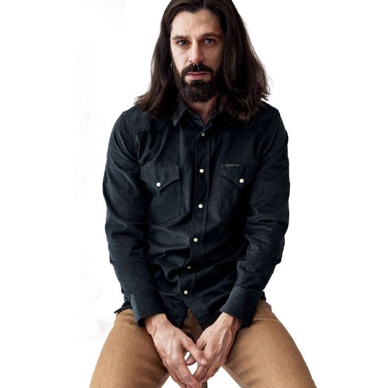 IndigoferaSideras Cord Shirt PetrolShirtBritish Parts Lucerne