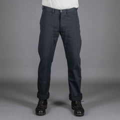 IndigoferaSwearengen Hickory Stripe Twill 12oz gray blackPantsBritish Parts Lucerne