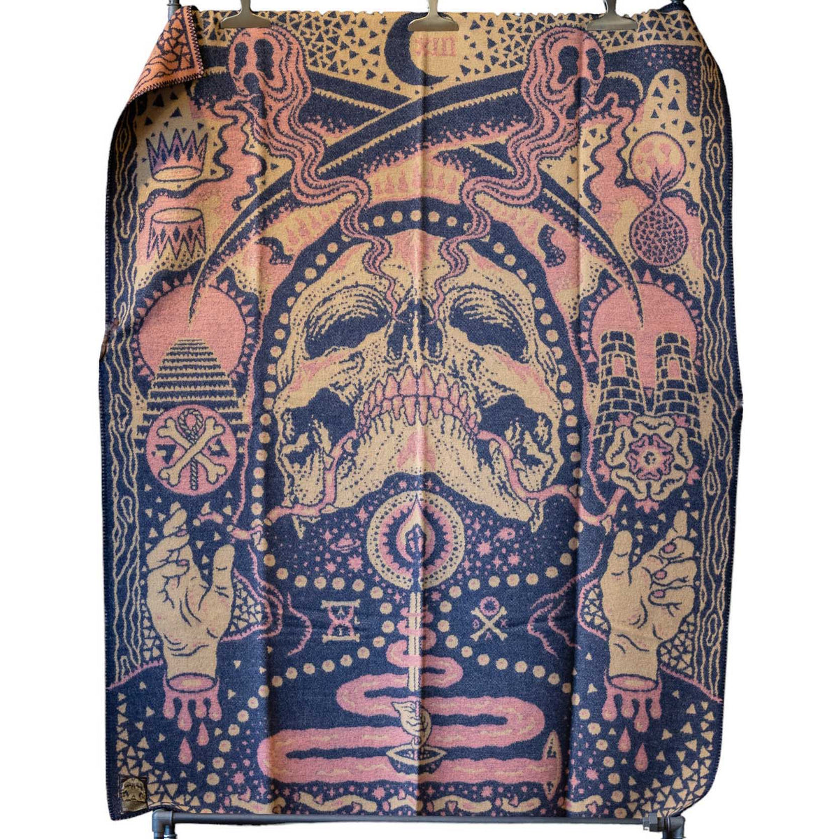 IndigoferaTarot XIII wool blanketBritish Parts Lucerne