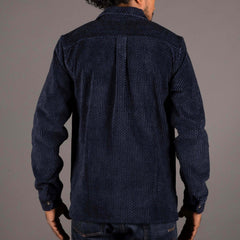 IndigoferaWebster Dobby Cord Shirt blueShirtBritish Parts Lucerne