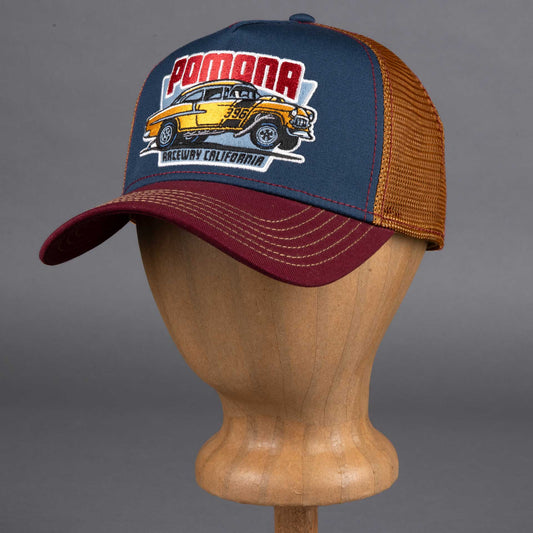 JJ HatsTrucker Cap Pomona RacewayTrucker CapBritish Parts Lucerne