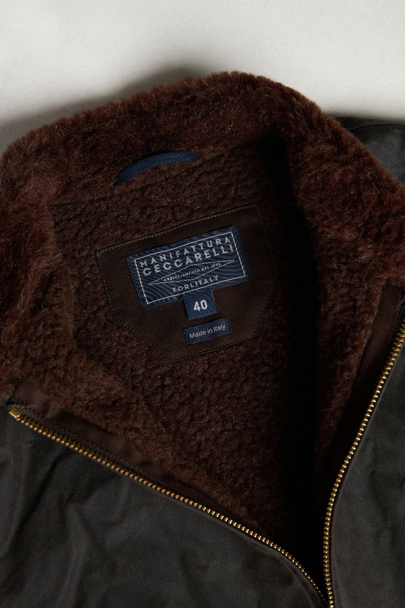 Manifattura CeccarelliMountain vest Wax dark greenVestBritish Parts Lucerne