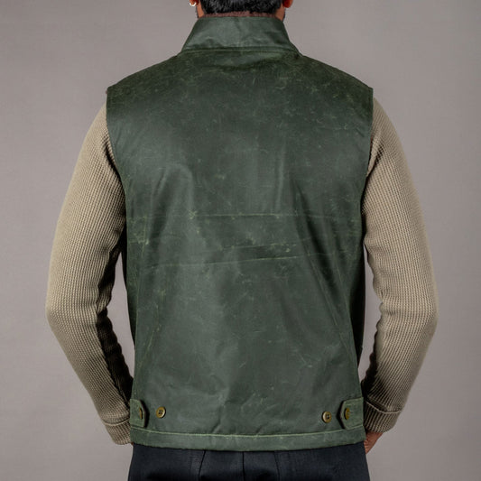 Manifattura CeccarelliMountain vest Wax dark greenVestBritish Parts Lucerne
