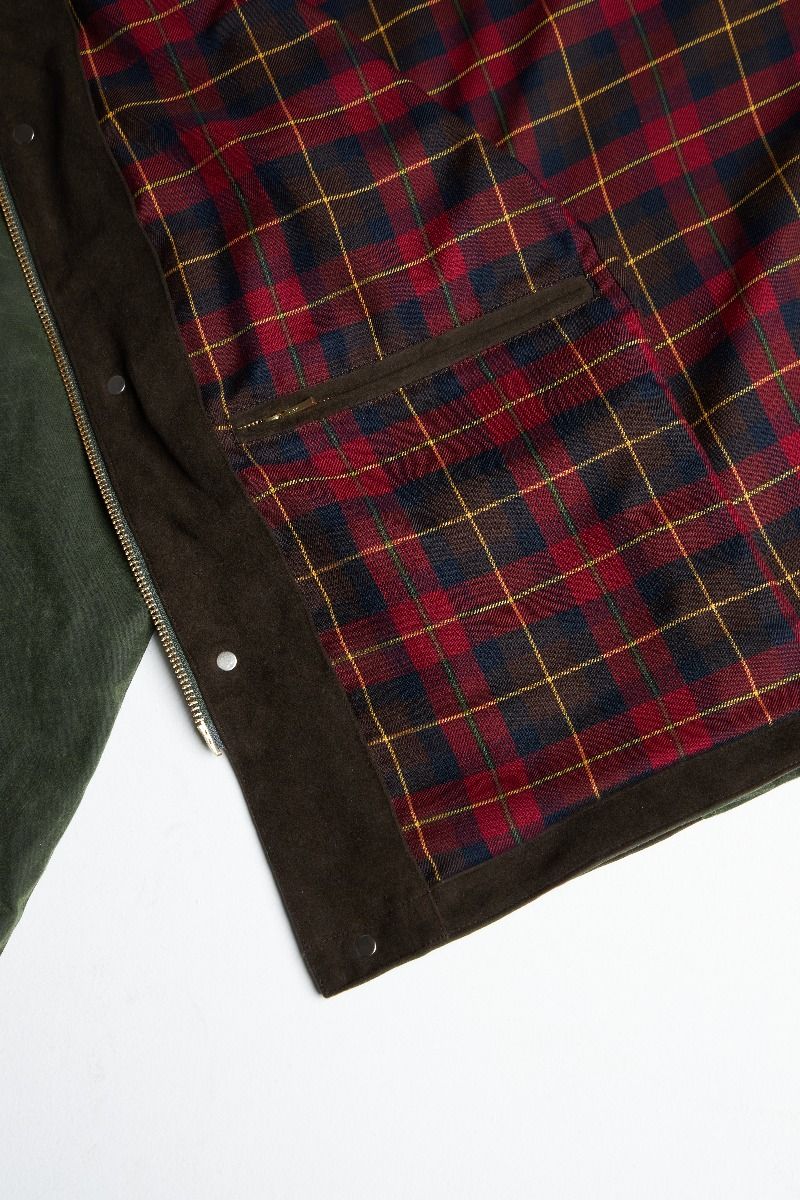 Manifattura CeccarelliRain Caban wax jacket dark greenJacketsBritish Parts Lucerne