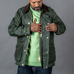 Manifattura CeccarelliRain Caban wax jacket dark greenJacketsBritish Parts Lucerne
