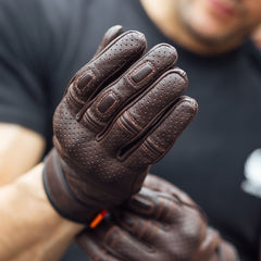 MerlinClanstone D3O motorcycle gloves brownGlovesBritish Parts Lucerne