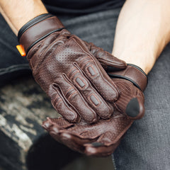 MerlinClanstone D3O motorcycle gloves brownGlovesBritish Parts Lucerne
