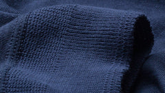 Merz b. Schwanen103 Button placket short sleeve ink blueT-shirtBritish Parts Lucerne