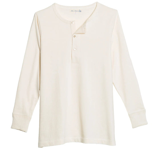 Merz b. Schwanen206 Button placket shirt natureHenleyBritish Parts Lucerne