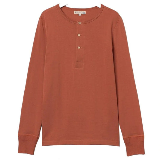 Merz b. Schwanen206 Button placket shirt SunsetHenleyBritish Parts Lucerne