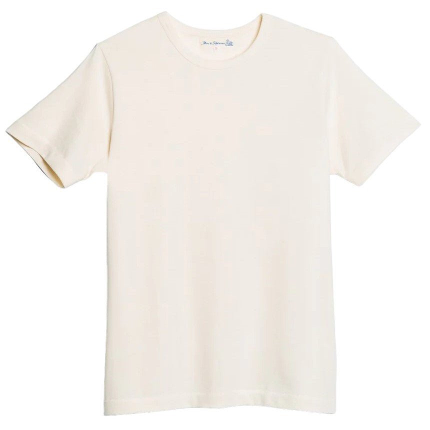 Merz b. SchwanenClassic round neck T-shirt 215 naturalT-shirtBritish Parts Lucerne