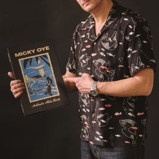 Micky OyeFish in a thrownet Hawaii shirtShirtBritish Parts Lucerne