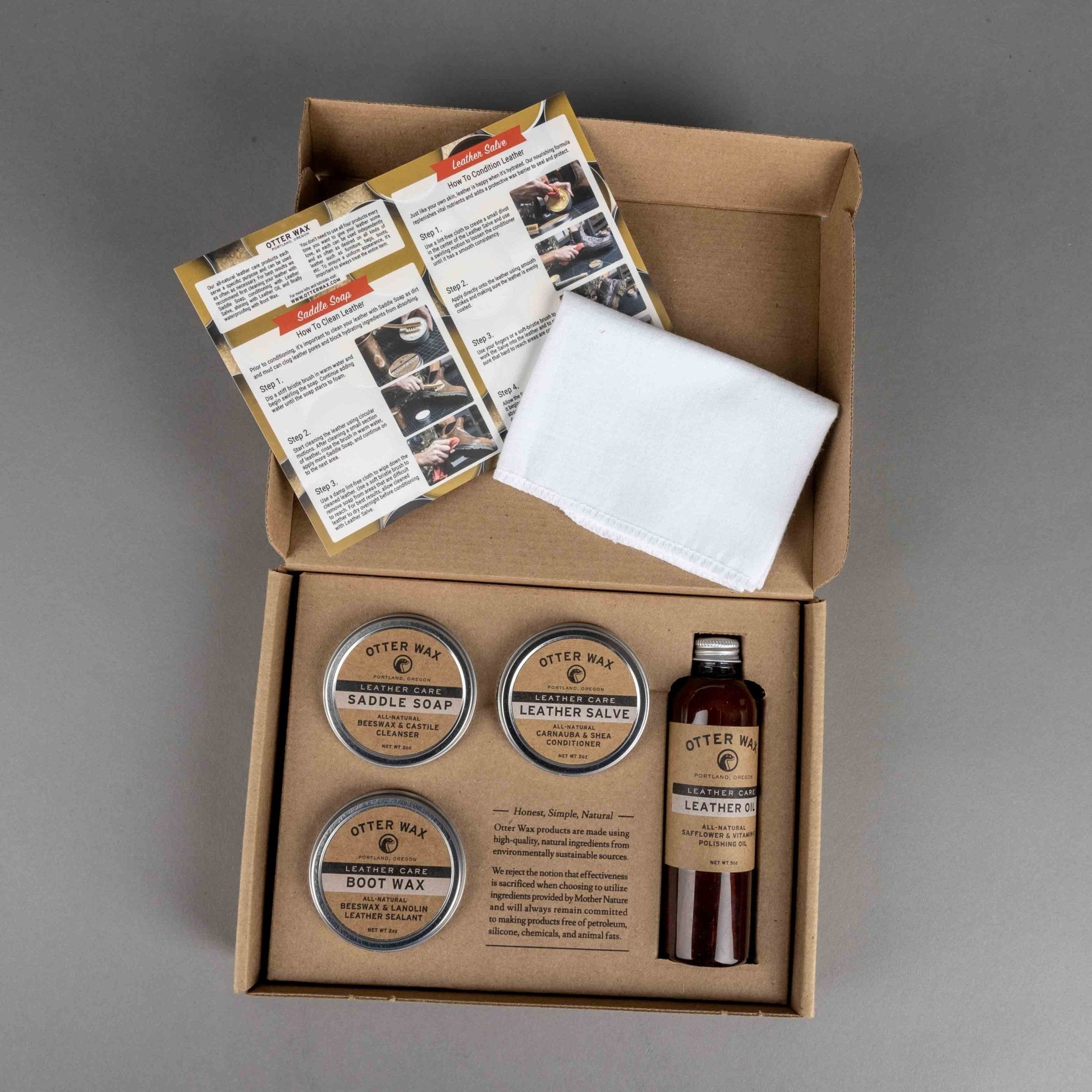 Otter WaxLeather Care SetLeather CareBritish Parts Lucerne