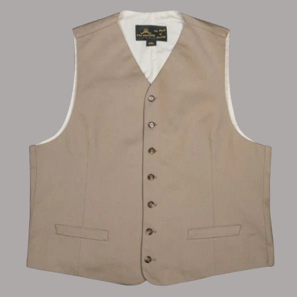 Pike Brothers1923 Buccaneer Vest Cav. Twill BeigeVestBritish Parts Lucerne