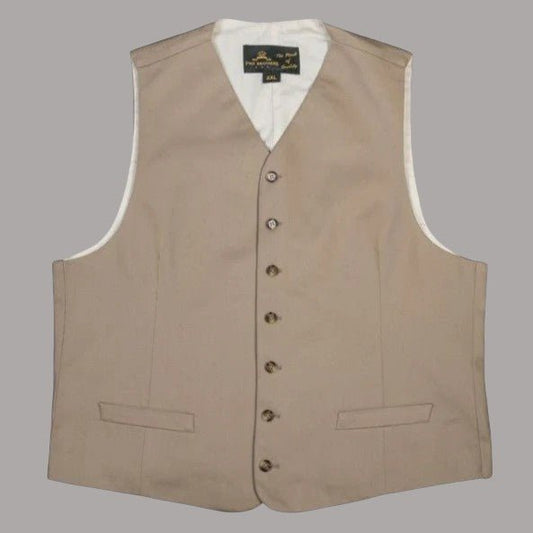 Pike Brothers1923 Buccaneer Vest Cav. Twill BeigeVestBritish Parts Lucerne