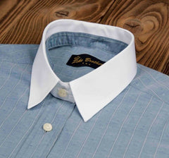 Pike Brothers1923 Buccanoy Collar Starched WhiteShirtBritish Parts Lucerne