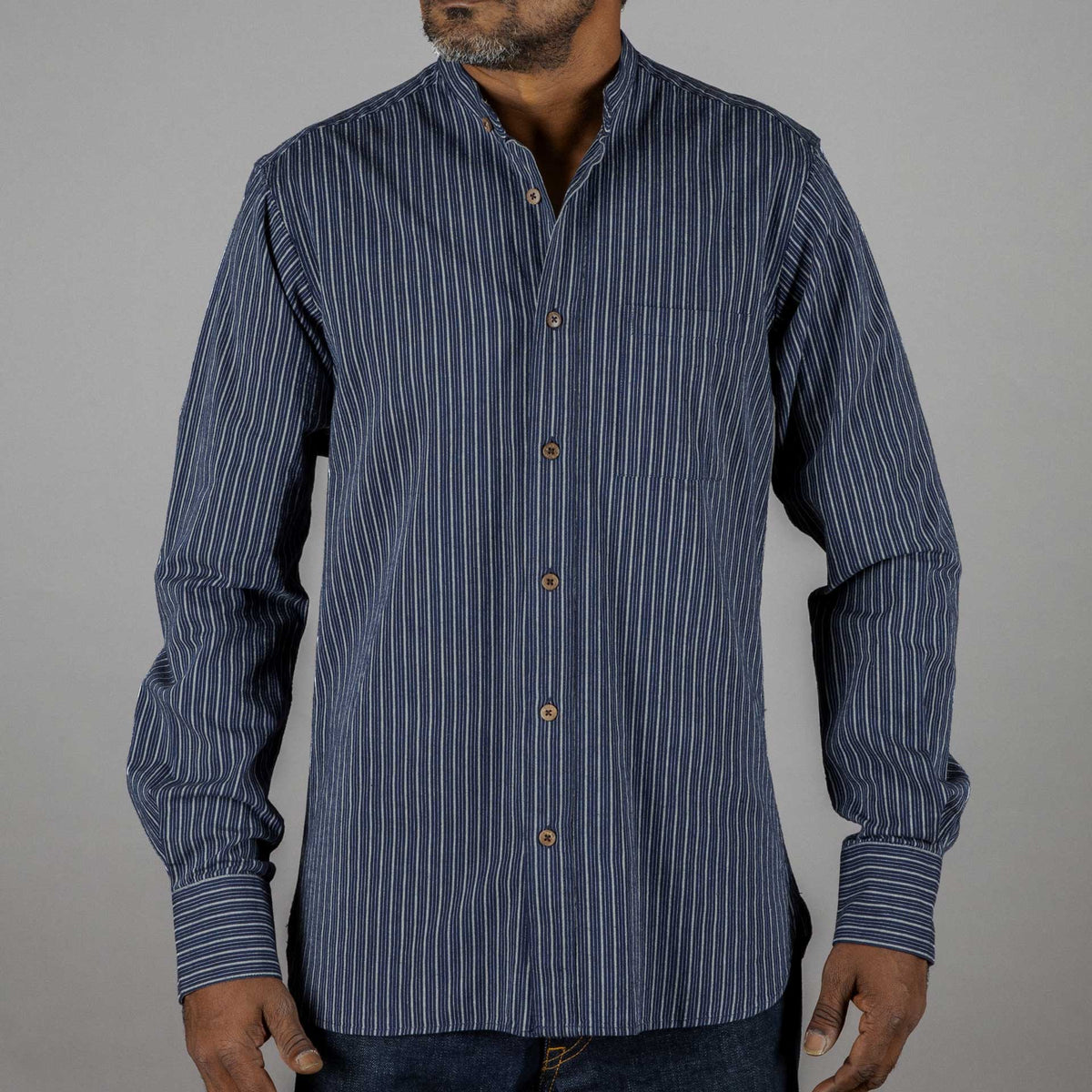 Pike Brothers1923 Buccanoy Shirt Beaumont blueShirtBritish Parts Lucerne