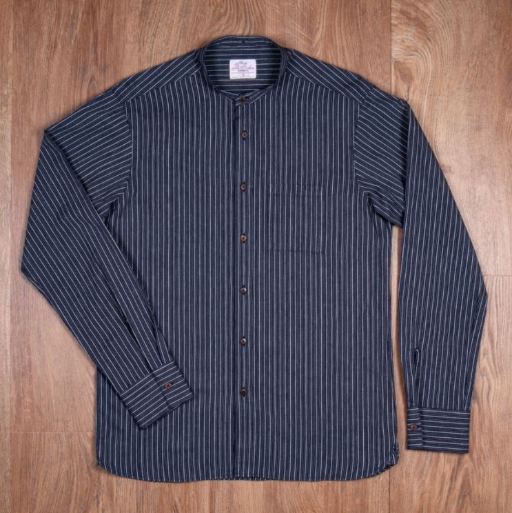 Pike Brothers1923 Buccanoy Shirt Beaumont blueShirtBritish Parts Lucerne