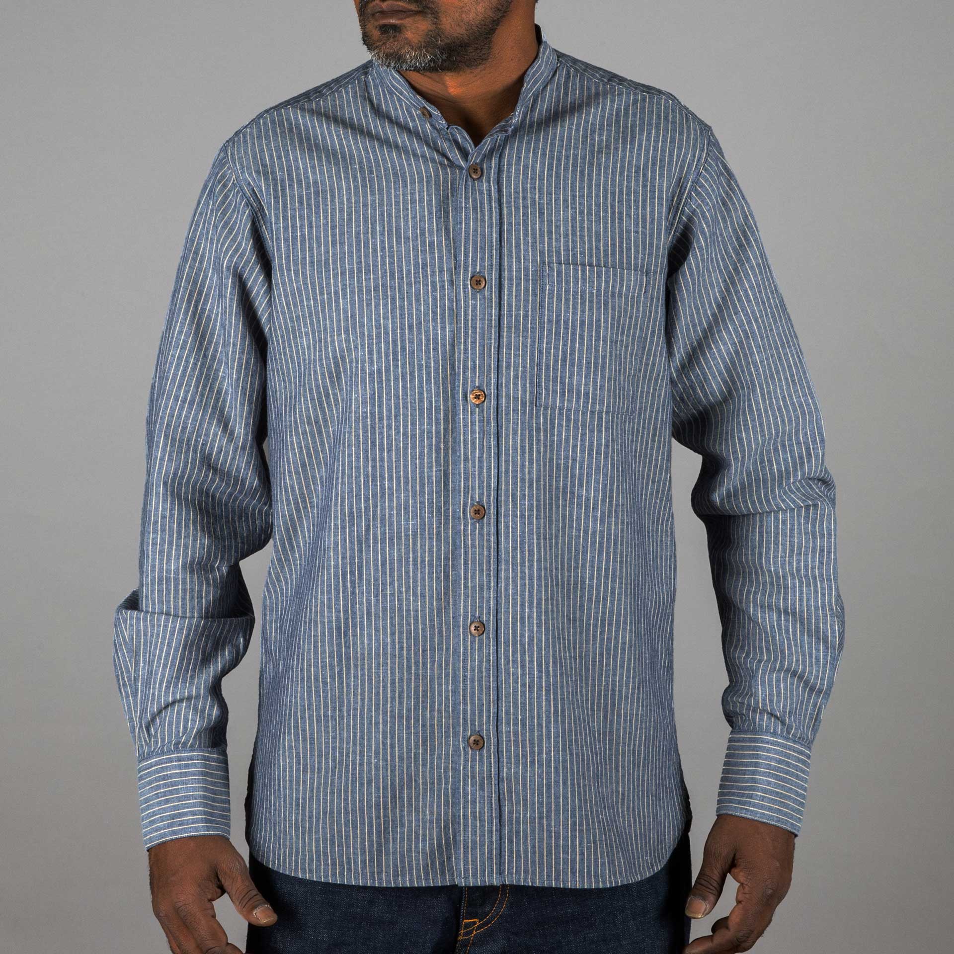 Pike Brothers1923 Buccanoy Shirt Brisbane BlueShirtBritish Parts Lucerne