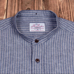 Pike Brothers1923 Buccanoy Shirt Brisbane BlueShirtBritish Parts Lucerne