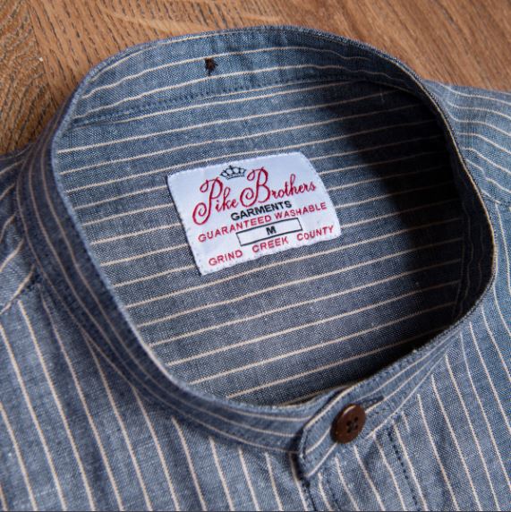 Pike Brothers1923 Buccanoy Shirt Brisbane BlueShirtBritish Parts Lucerne