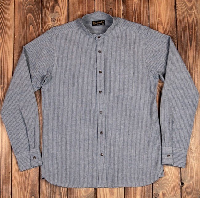 Pike Brothers1923 Buccanoy Shirt Grey StripedShirtBritish Parts Lucerne