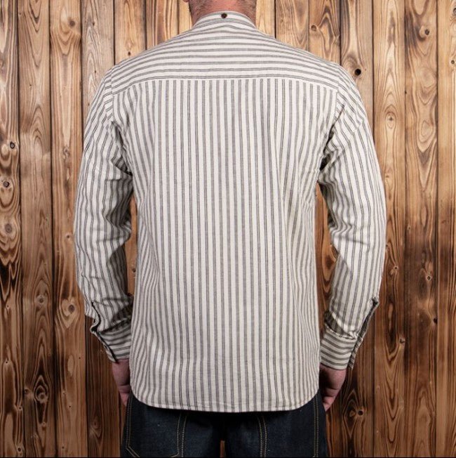 Pike Brothers1923 Buccanoy Shirt Iwaki GreyShirtBritish Parts Lucerne