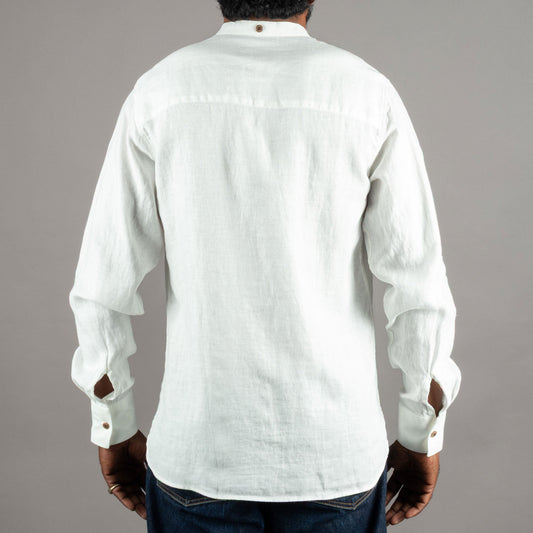 Pike Brothers1923 Buccanoy Shirt Linen EcruShirtBritish Parts Lucerne