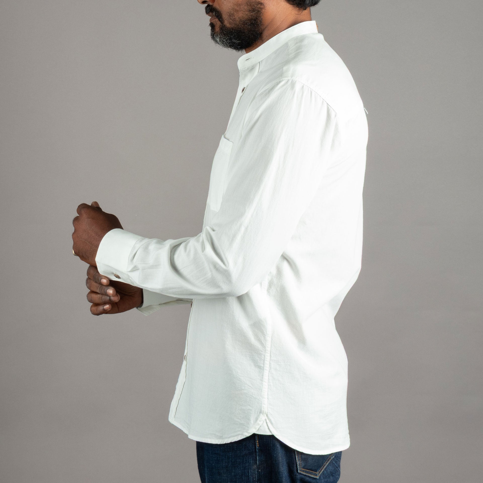 Pike Brothers1923 Buccanoy Shirt White ChambreyShirtBritish Parts Lucerne