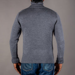 Pike Brothers1923 Turtle Neck Sweater grayPulloverBritish Parts Lucerne