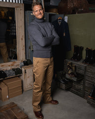 Pike Brothers1923 Turtle Neck Sweater grayPulloverBritish Parts Lucerne