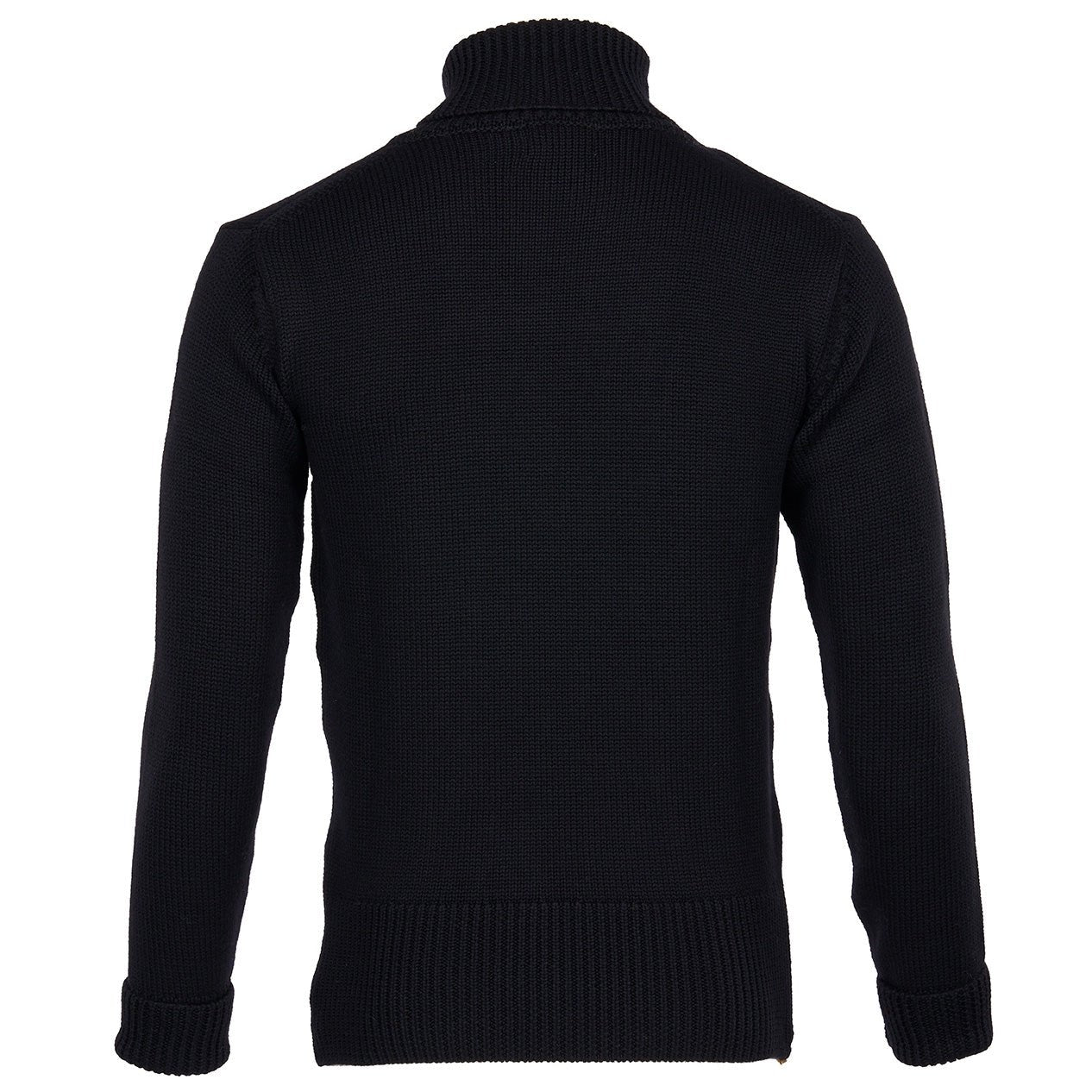 Pike Brothers1923 Turtle Neck Sweater blackPulloverBritish Parts Lucerne