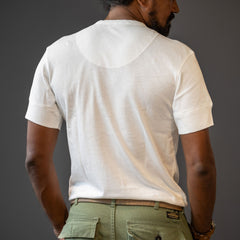 Pike Brothers1927 Henley Shirt Short Sleeve EcruHenleyBritish Parts Lucerne