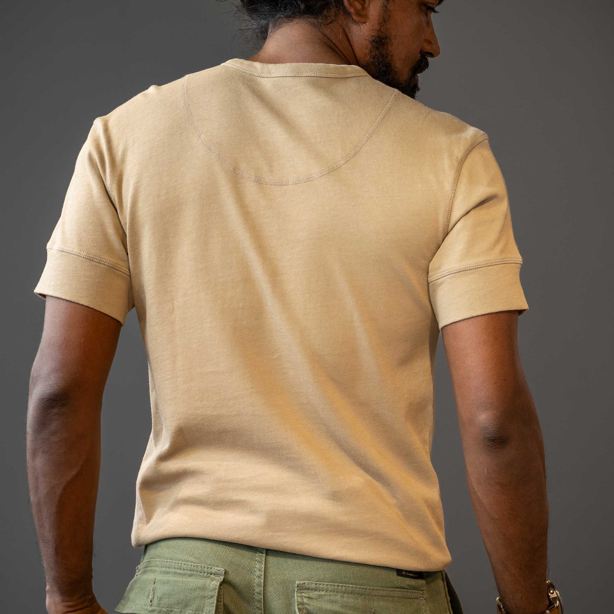 Pike Brothers1927 Henley Shirt Short Sleeve Mojave beigeHenleyBritish Parts Lucerne