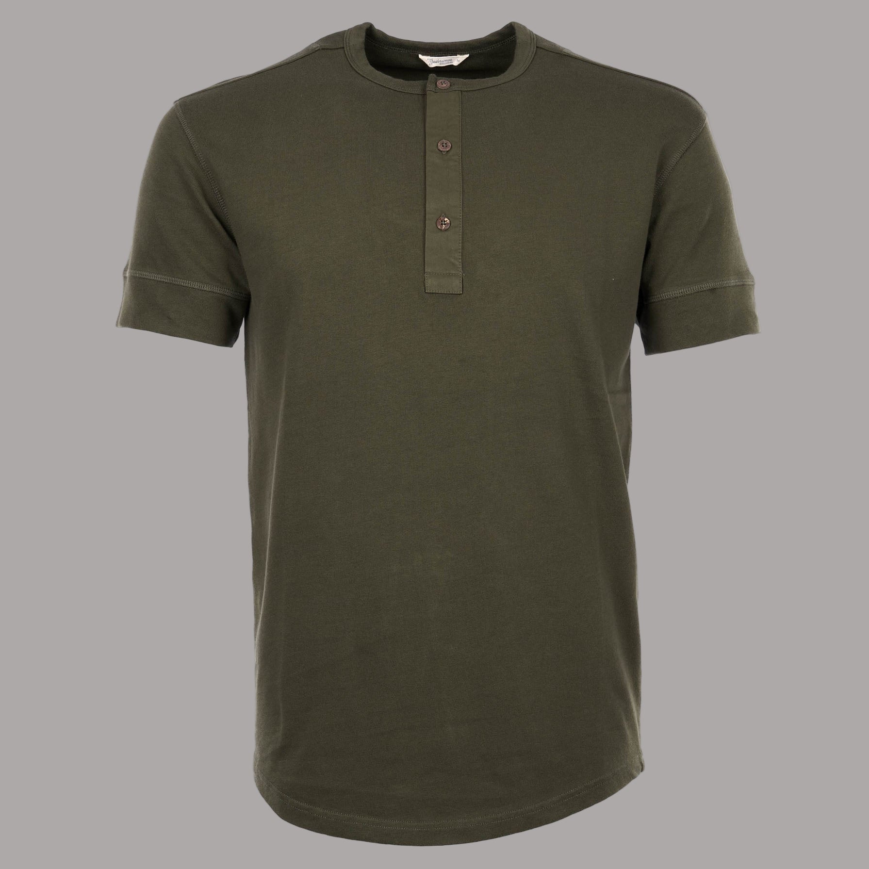 Pike Brothers1927 Henley Shirt Short Sleeve Mojave greenHenleyBritish Parts Lucerne