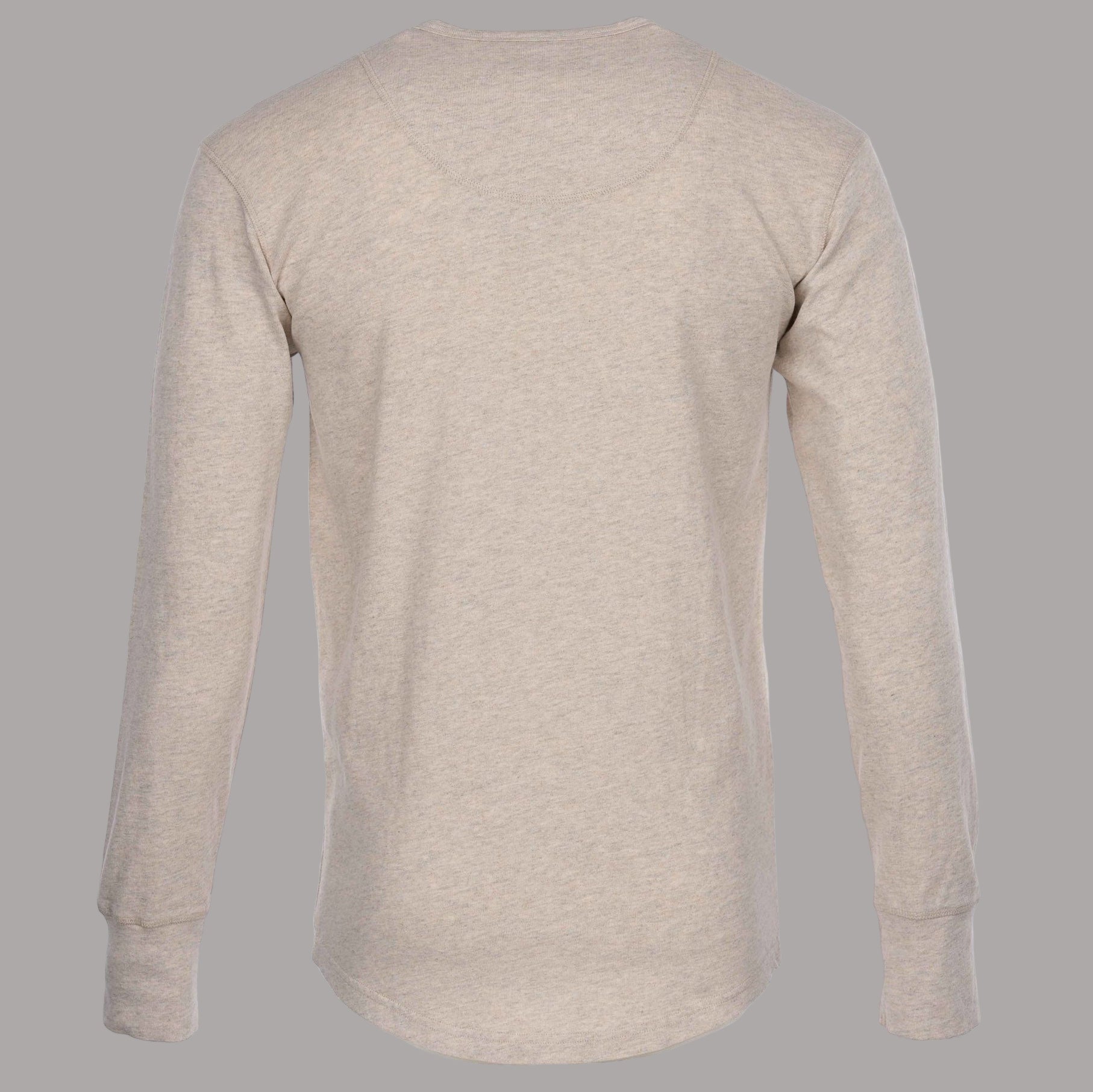 Pike Brothers1927 Henley Shirt long sleeve ecru melangeHenleyBritish Parts Lucerne